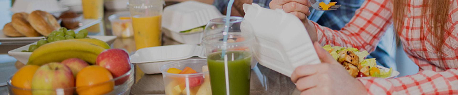 Disposable Food Trays with Compartments